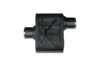 Street-Series Street Flow Muffler, 1-Chamber, Inlet/Outlet: 2.500 in./2.500 in., Center In/Offset Out [Black Powder-Coat Finish] - image 2