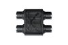 Street-Series Street Flow Muffler, 1-Chamber, Inlet/Outlet: 2.500 in./2.500 in., Dual In/Dual Out [Black Powder-Coat Finish] - image 2