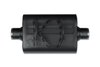Street-Series Street Flow Muffler, 2-Chamber, Inlet/Outlet: 2.500 in./2.500 in., Center In/Center Out [Black Powder-Coat Finish] - image 2