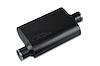 Street-Series Street Flow Muffler, 2-Chamber, Inlet/Outlet: 2.500 in./2.500 in., Offset In/Center Out [Black Powder-Coat Finish] - image 1