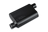 Street-Series Street Flow Muffler, 2-Chamber, Inlet/Outlet: 2.500 in./2.500 in., Offset In/Offset Out [Black Powder-Coat Finish] - image 1