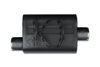 Street-Series Street Flow Muffler, 2-Chamber, Inlet/Outlet: 3 in./3 in., Offset In/Center Out [Black Powder-Coat Finish] - image 2