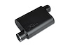 Street-Series Street Flow Muffler, 2-Chamber, Inlet/Outlet: 3 in./3 in., Offset In/Offset Out [Black Powder-Coat Finish] - image 1