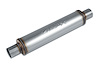 Street-Series Street Max Muffler, Straight-Through, Inlet/Outlet: 2.250 in., Center In/Center Out [Natural Finish] - image 1