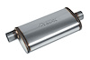 Street-Series Street Max Muffler, Straight-Through, Inlet/Outlet: 2.500 in., Offset In/Center Out [Natural Finish] - image 1