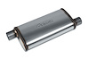 Street-Series Street Max Muffler, Straight-Through, Inlet/Outlet: 2.250 in., Offset In/Offset Out [Natural Finish] - image 1