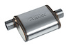 Street-Series Street Max Muffler, Straight-Through, Inlet/Outlet: 2.500 in., Offset In/Center Out [Natural Finish] - image 1