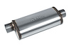 Street-Series Street Max Muffler, Straight-Through, Inlet/Outlet: 3 in., Offset In/Center Out [Natural Finish] - image 1