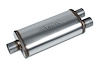 Street-Series Street Max Muffler, Straight-Through, Inlet/Outlet: 2.500 in., Center In/Dual Out [Natural Finish] - image 1