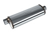 Street-Series Street Max Muffler, Straight-Through, Inlet/Outlet: 3 in., Offset In/Center Out [Natural Finish] - image 1