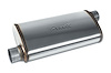 Street-Series Street Max Muffler, Straight-Through, Inlet/Outlet: 3 in., Offset In/Offset Out [Natural Finish] - image 1