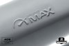 Street-Series Street Max Muffler, Straight-Through, Inlet/Outlet: 3 in./2.500, Center In/Dual Out [Natural Finish] - image 2