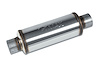Street-Series Street Max Muffler, Straight-Through, Inlet/Outlet: 3 in., Center In/Center Out [Natural Finish]