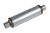 Street-Series Street Max Muffler, Straight-Through, Inlet/Outlet: 2.500 in., Center In/Center Out [Natural Finish] - image 1