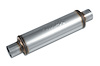 Street-Series Street Max Muffler, Straight-Through, Inlet/Outlet: 3 in., Center In/Center Out [Natural Finish] - image 1