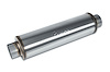 Street-Series Street Max Muffler, Straight-Through, Inlet/Outlet: 4 in., Center In/Center Out [Natural Finish] - image 1