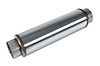 Street-Series Street Max Muffler, Straight-Through, Inlet/Outlet: 5 in., Center In/Center Out [Natural Finish] - image 1
