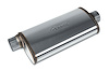 Street-Series Street Max Muffler, Straight-Through, Inlet/Outlet: 3.500 in., Offset In/Center Out [Natural Finish] - image 1