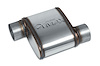 Street-Series Street Max Muffler, Straight-Through, Inlet/Outlet: 3 in., Offset In/Offset Out [Natural Finish] - image 1