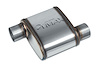 Street-Series Street Max Muffler, Straight-Through, Inlet/Outlet: 2.500 in., Offset In/Offset Out [Natural Finish] - image 1