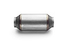 TR-Series Resonator Muffler, Inlet/Outlet: 2 in., Overall Length: 8 in. [Mirror Polished Finish] - image 1