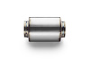 TR-Series Resonator Muffler, Inlet/Outlet: 2.500 in., Overall Length: 6.500 in. [Mirror Polished Finish] - image 1