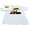 Street Rod T-Shirt Front: Retro-Styled Yellow and Black TCI 45th Anniversary Logo on the Left Chest - image 1
