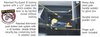 036-01 Security Glove Box, 1987-1995 Jeep Wrangler, Black - image 3