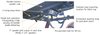 048-01 Overhead Security Console, Select Jeep Willys/CJ/Commando/Wrangler, Black - image 3