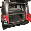 173-01 Deck Enclosure, 2007-2010 Jeep Wrangler, Black - image 1
