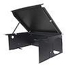 351-01 Deluxe Cargo Enclosure, 2018-2023 Jeep Wrangler, 2018-2020 Jeep Wrangler, Black, w/ OEM Subwoofer, US Patent No. 8256819