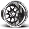 MACH-10 Non-Beadlock Wheel, Size: 15x7", Bolt Pattern: 5x4.75", Backspace: 4" [Black/Polished]