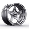 Launch Non-Beadlock Wheel, Size: 15x8", Bolt Pattern: 5x5", Backspace: 5.500" [Polished]