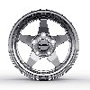 Launch Non-Beadlock Wheel, Size: 15x10", Bolt Pattern: 5x4.5", Backspace: 3.500" [Polished] - image 3