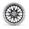 Legend Non-Beadlock Wheel, Size: 15x10", Bolt Pattern: 5x5", Backspace: 6" [Black/Polished] - image 2