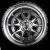 MACH-10 Non-Beadlock Wheel, Size: 15x12", Bolt Pattern: 5x5", Backspace: 5" [Polished] - image 2