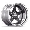 Launch Non-Beadlock Wheel, Size: 15x12", Bolt Pattern: 5x5", Backspace: 6" [Black/Polished] - image 1