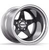 Launch Non-Beadlock Wheel, Size: 15x14", Bolt Pattern: 5x4.75", Backspace: 4" [Black/Polished] - image 1