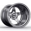 Launch Non-Beadlock Wheel, Size: 15x14", Bolt Pattern: 5x5", Backspace: 4" [Polished] - image 1