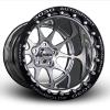 MACH-10 Single-Beadlock Wheel, Size: 15x15", Bolt Pattern: 5x5", Backspace: 4" [Polished] - image 1