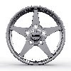 Launch Non-Beadlock Wheel, Size: 15x3.5", Bolt Pattern: 5x4.5", Backspace: 1.750" [Polished] - image 2