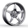 Launch Non-Beadlock Wheel, Size: 17x4.5", Bolt Pattern: 5x4.5", Backspace: 1.800" [Polished] - image 1