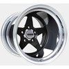 Drag Ops Launch Wheel [Size: 17"x10"] 5 x 4.50" Bolt Pattern, Black/Polished Finish for 1994-2004 Ford Mustang GT