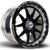 MACH-10 Single-Beadlock Wheel, Size: 17x10", Bolt Pattern: 5x4.75", Backspace: 7" [Black/Polished] - image 1