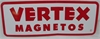 Vertex Magnetos Decal 1.6875 in. x .875 in.
