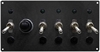 Toggle Switch Panel with Start Button (5) Switches - Black - image 1