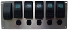 Rocker Switch Panel with (6) Switches - Aluminum - image 1