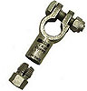 Battery Terminal 2 Gauge Brass Connector - image 1