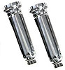 Spark Plug Heat Shield Protectors 180º Long Boots (2-7/8"), Polished Aluminum - image 1