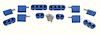 V8 Vertical Wire Loom Kit (2) 4-Wire, (2) 3-Wire, (2) 2-Wire - image 1